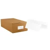 La Couronne - 1000 Enveloppes C5/6 114 x 229 mm - 80 gr - fenêtre 45x100 mm - blanc