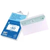 La Couronne - 50 Enveloppes recyclées DL 110 x 220 mm - 80 gr - sans fenêtre - blanc - bande auto-adhésive