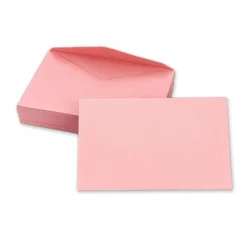 La Couronne - 1000 Enveloppes élection - 90 x 140 mm - 80 gr - sans fenêtre - rose - sans gommage