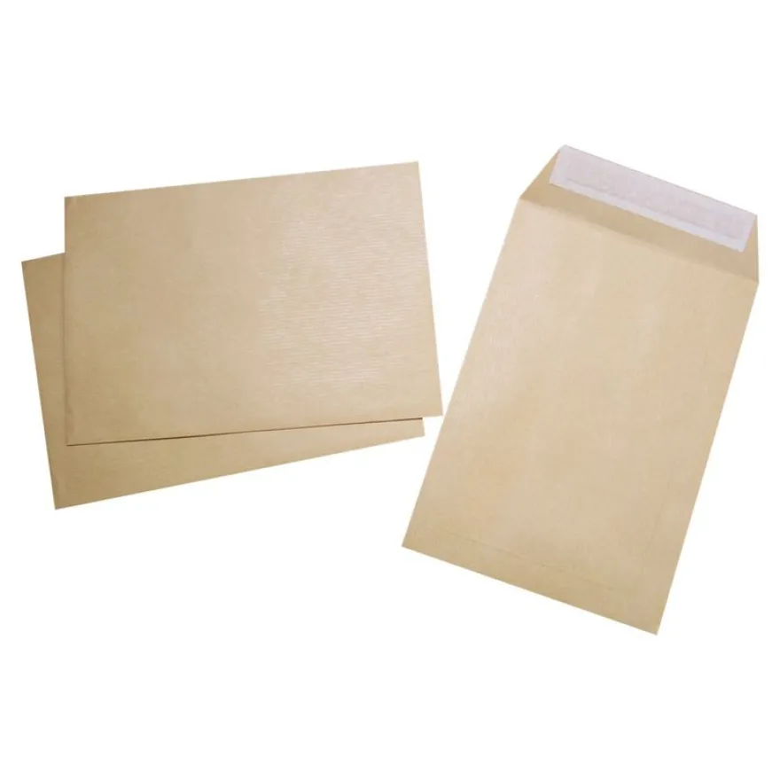 La Couronne - 250 Enveloppes Kraft - 260 x 330 mm - 90 gr - sans fenêtre - bande auto-adhésive