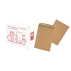 La Couronne - 250 Pochettes C4 229 x 324 mm - 90 gr - sans fenêtre - kraft brun - bande auto-adhésive