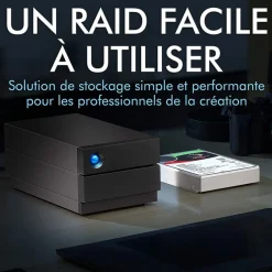 LaCie 2big RAID - disque dur externe - 4To - USB 3.1