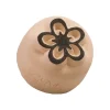 LaDot - Pierre pour tatouage éphémère - en céramique - taille S (2,2 x 2,2 cm) - fleur
