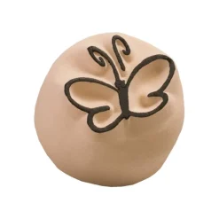 LaDot - Pierre pour tatouage éphémère - en céramique - taille S (2,2 x 2,2 cm) - papillon
