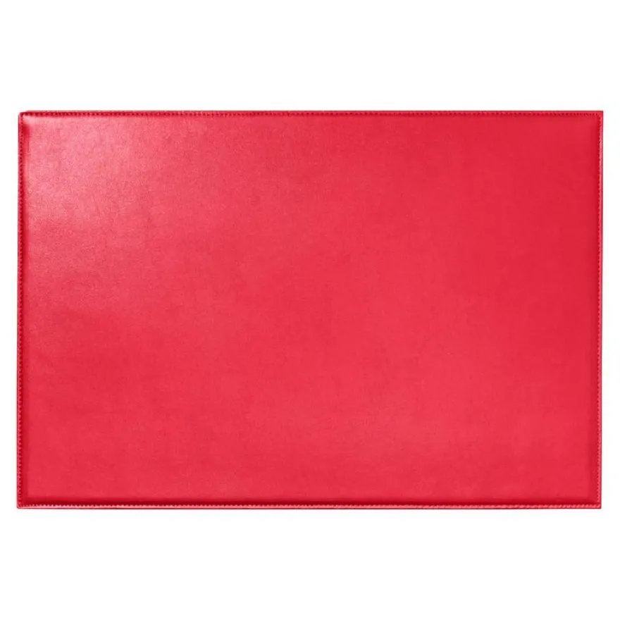 L'Agenda Moderne Satiny - Sous-main simple - 56 x 38 cm - rouge - Quo Vadis