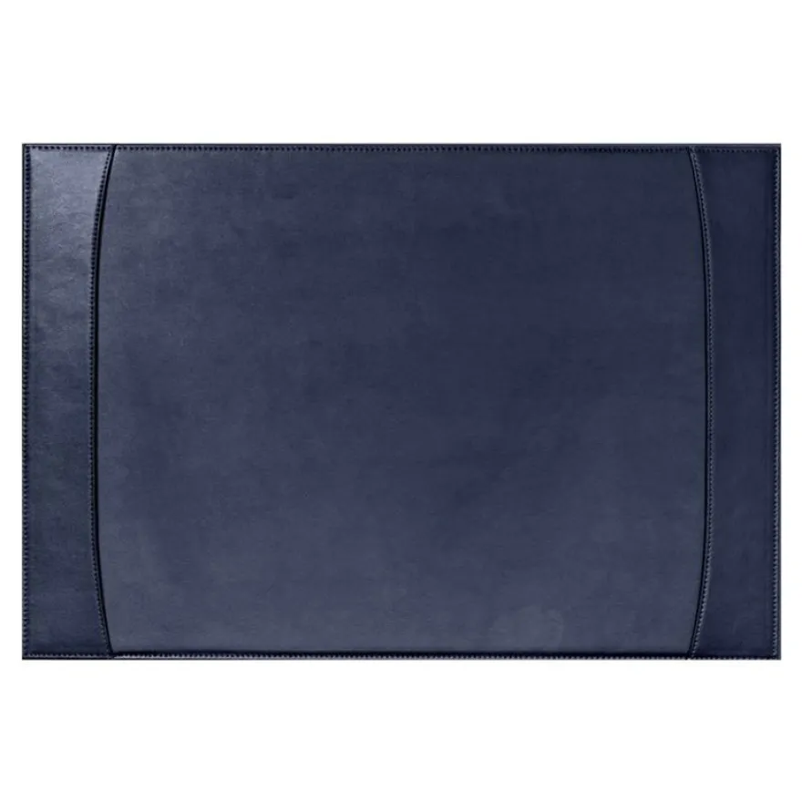 L'Agenda Moderne Satiny - Sous-main - 56 x 38 cm - bleu marine - Quo Vadis