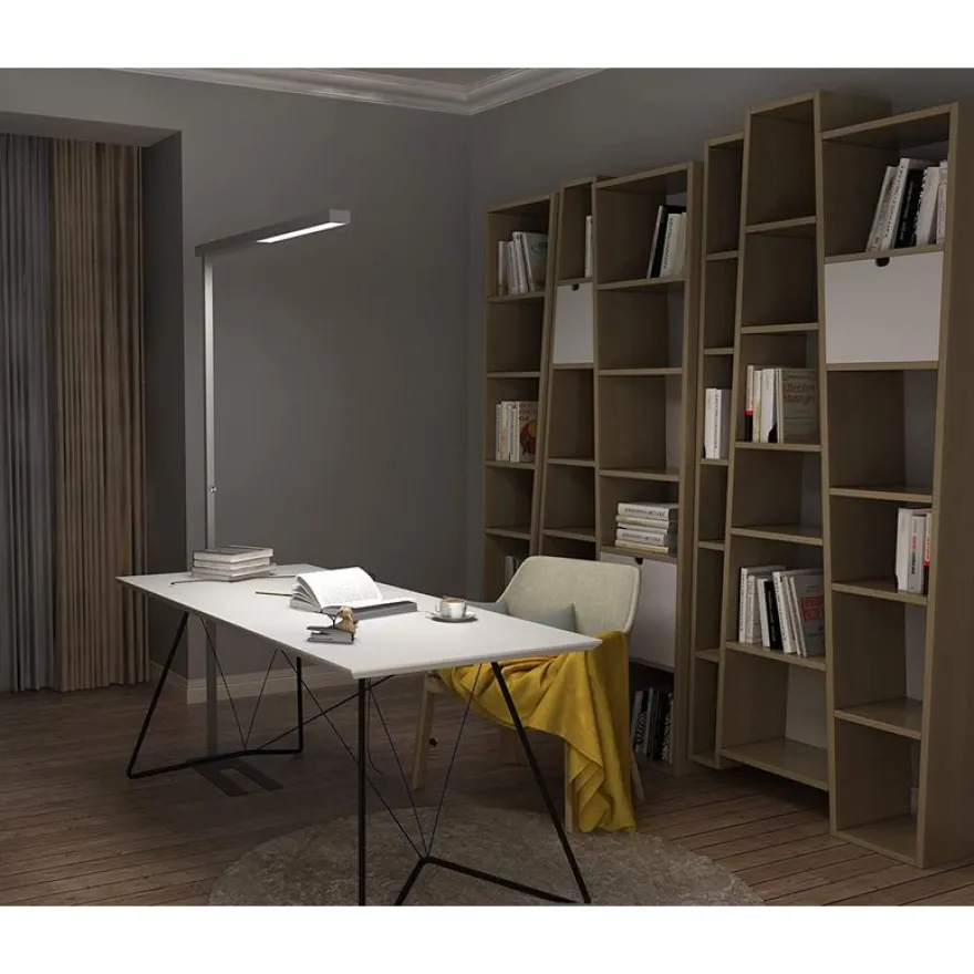 Lampadaire Led Ergonomique - Eclairage directe et indirect
