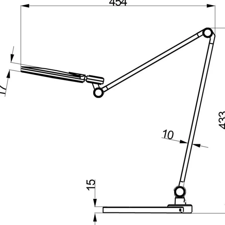 Lampe de Bureau CHUCK - aluminium