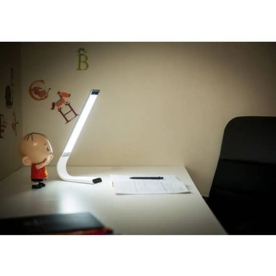 Lampe de bureau SELFLEX - LED - rechargeable - en silicone