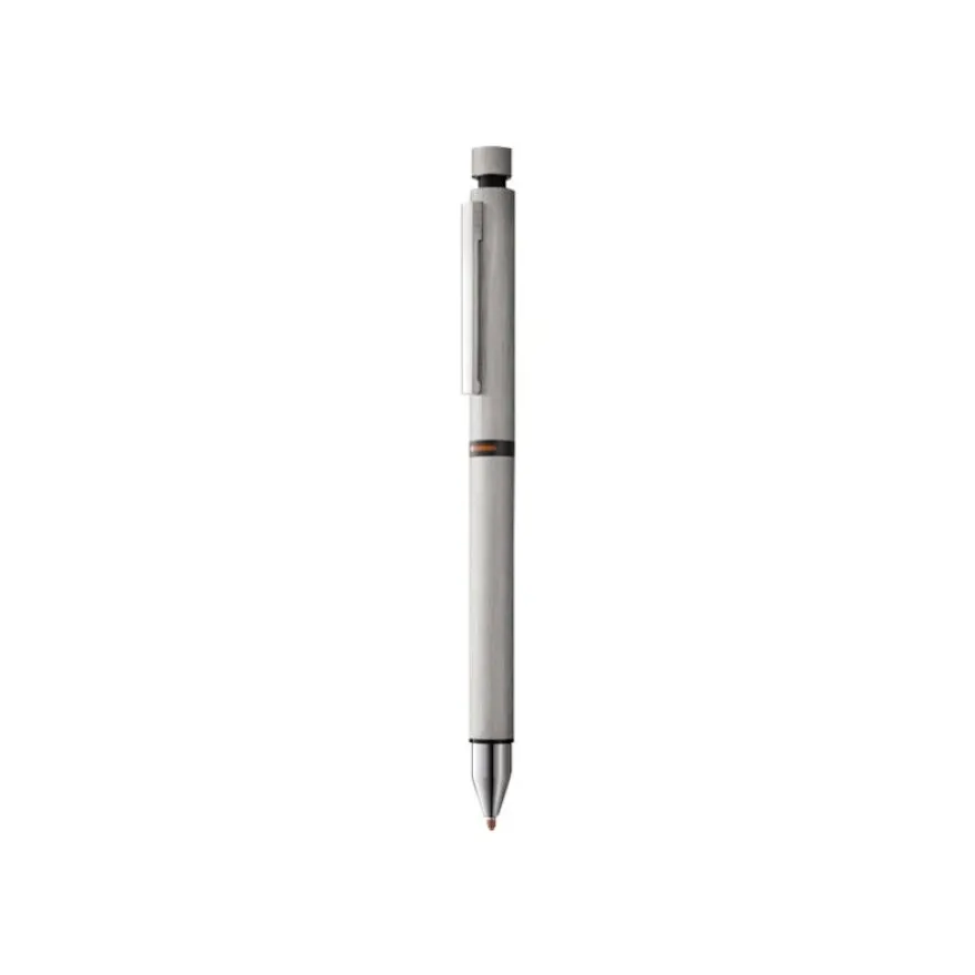 LAMY cp1 Tri - Stylo 3 en 1 - noir, rouge et portemine - corps acier mat brossé