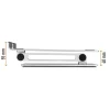 Laptop Stand rise - Support universel pour pc portable jusqu'à 17" ( jusqu'à 5kg) - argent