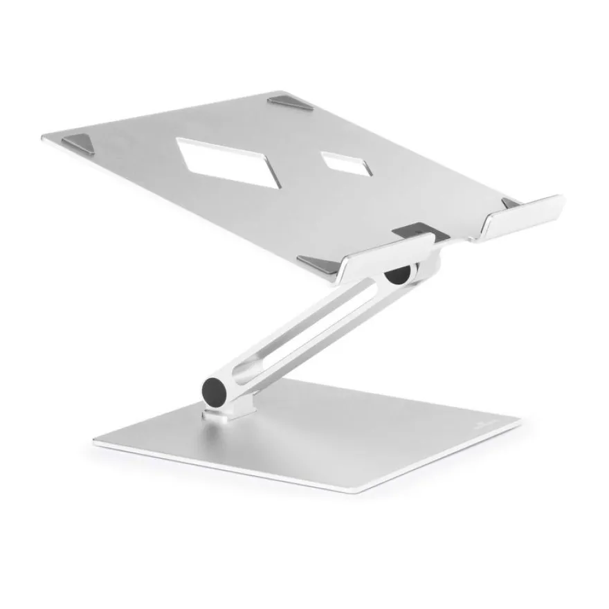 Laptop Stand rise - Support universel pour pc portable jusqu'à 17" ( jusqu'à 5kg) - argent