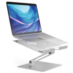 Laptop Stand rise - Support universel pour pc portable jusqu'à 17" ( jusqu'à 5kg) - argent