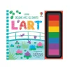 L'art - Dessine avec les doigts - par Dickins Rosie - livre à colorier