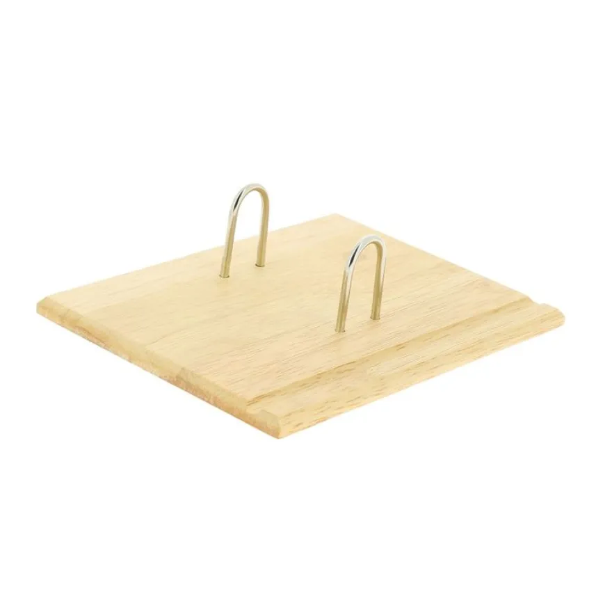 Lecas - Socle éphéméride en bois + bloc date à gauche - 14,5 x 20 cm