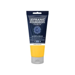 Lefranc & Bourgeois - Peinture acrylique - jaune moyen - 80 ml