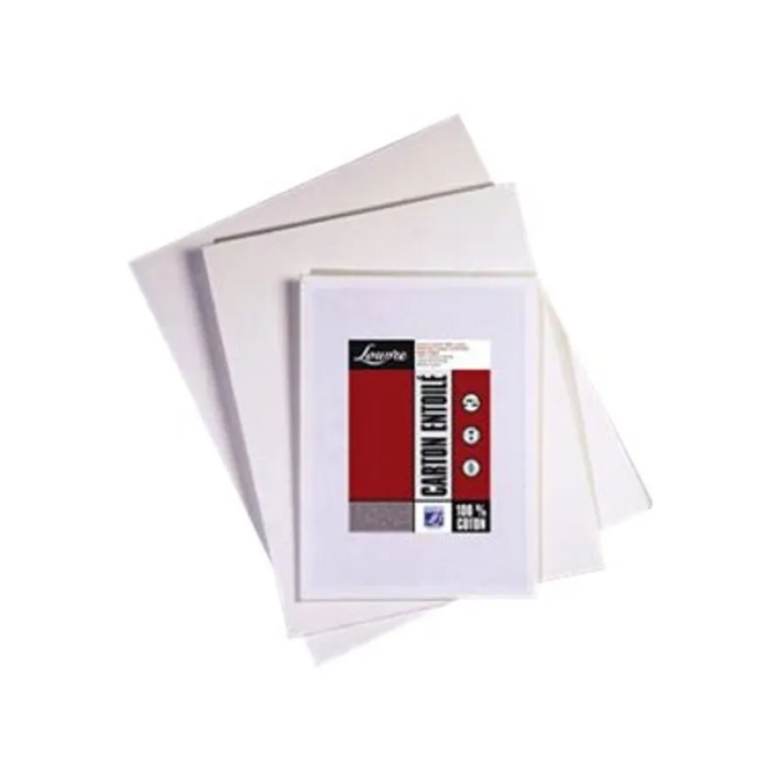 Lefranc & Bourgeois LOUVRE - canvas board - 20 x 20 cm - toile de coton