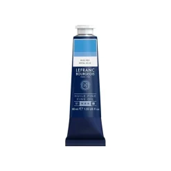 Lefranc Bourgeois - Peinture à l'huile - bleu roi - opaque - fine - 40 ml