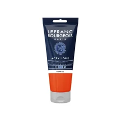 Lefranc Bourgeois - Peinture acrylique - orange - 80 ml