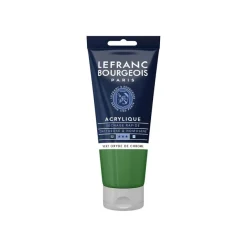 Lefranc Bourgeois - Peinture acrylique - vert oxyde de chrome - 80 ml
