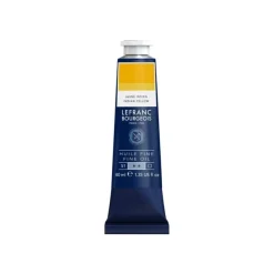 Lefranc Bourgeois - Peinture à l'huile - jaune indien - transparent - fine - 40 ml