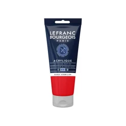Lefranc Bourgeois - Peinture acrylique - rouge vermillon - 80 ml