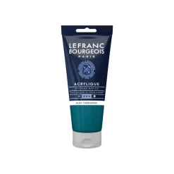 Lefranc Bourgeois - Peinture acrylique - bleu turquoise - 80 ml