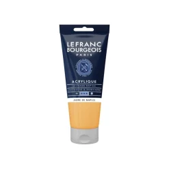 Lefranc Bourgeois - Peinture acrylique - jaune de naples - 80 ml