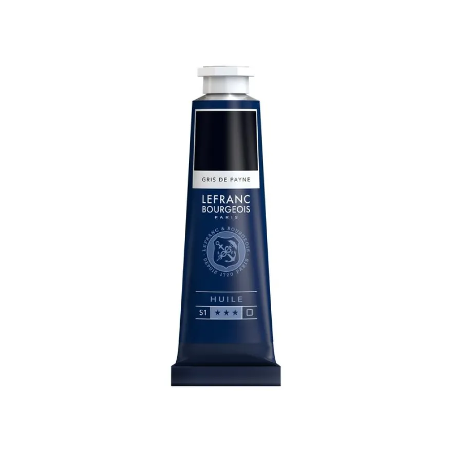 Lefranc Bourgeois - Peinture à l'huile - gris de Payne - 40 ml