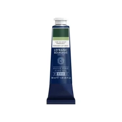 Lefranc Bourgeois - Peinture à l'huile - vert de vessie permanent - transparent - fine - 40 ml