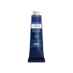 Lefranc Bourgeois - Peinture à l'huile - bleu phtalocyanine - semi-opaque - fine - 40 ml
