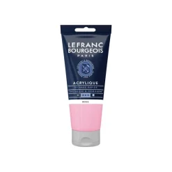 Lefranc Bourgeois - Peinture acrylique - rose - 80 ml