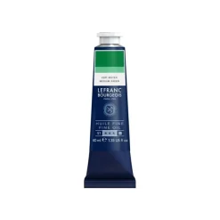 Lefranc Bourgeois - Peinture à l'huile - vert moyen - semi-opaque - fine - 40 ml