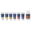 Lefranc Bourgeois - Set de peinture acrylique - 6 couleurs - ocre jaune, blanc titane, jaune primaire, noir ivoire, rouge primaire, bleu primaire