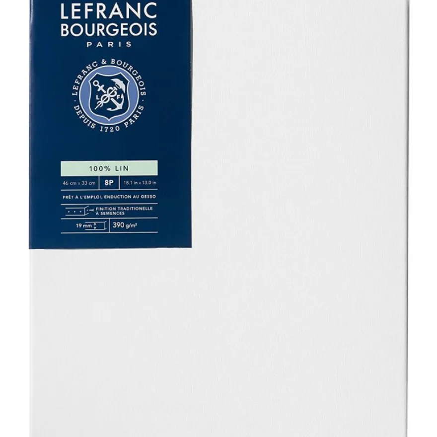 Lefranc Bourgeois Classic - Toile pré-étirée - 8P - 100 % lin