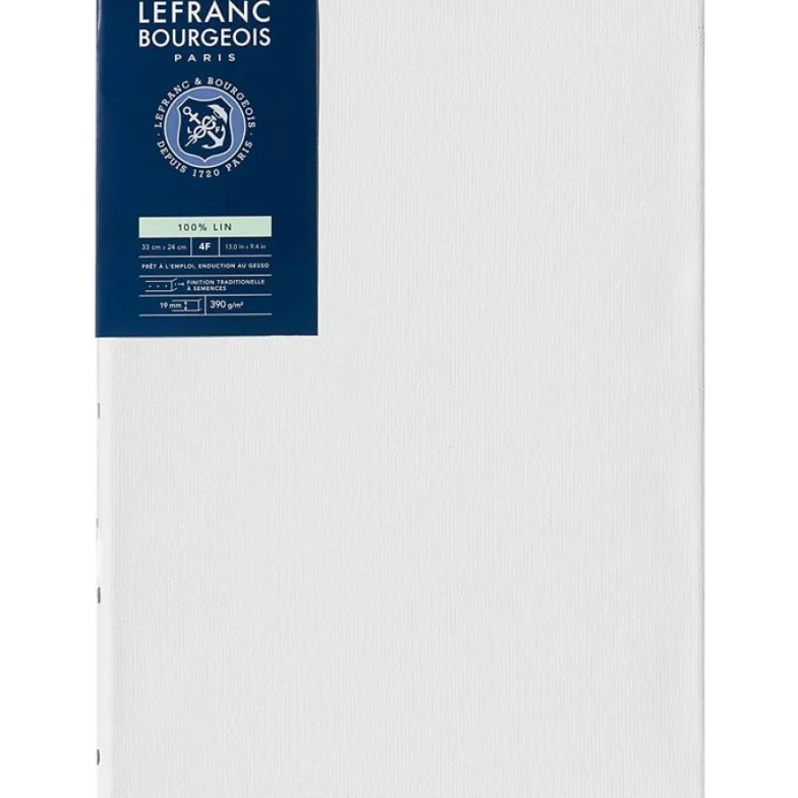 Lefranc Bourgeois Classic - Toile pré-étirée - 4F - 100 % lin