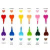 Legami - 12 Crayons De Couleur Empilables Heart