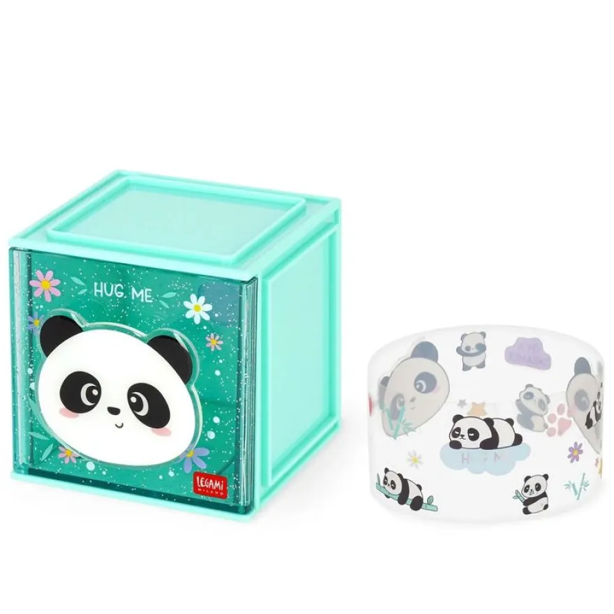 Legami - Boîte de rangement de bureau empilable Panda