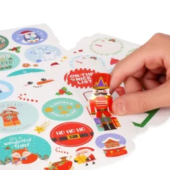 Legami - Cahier de 150 autocollants de Noël - Santa Claus
