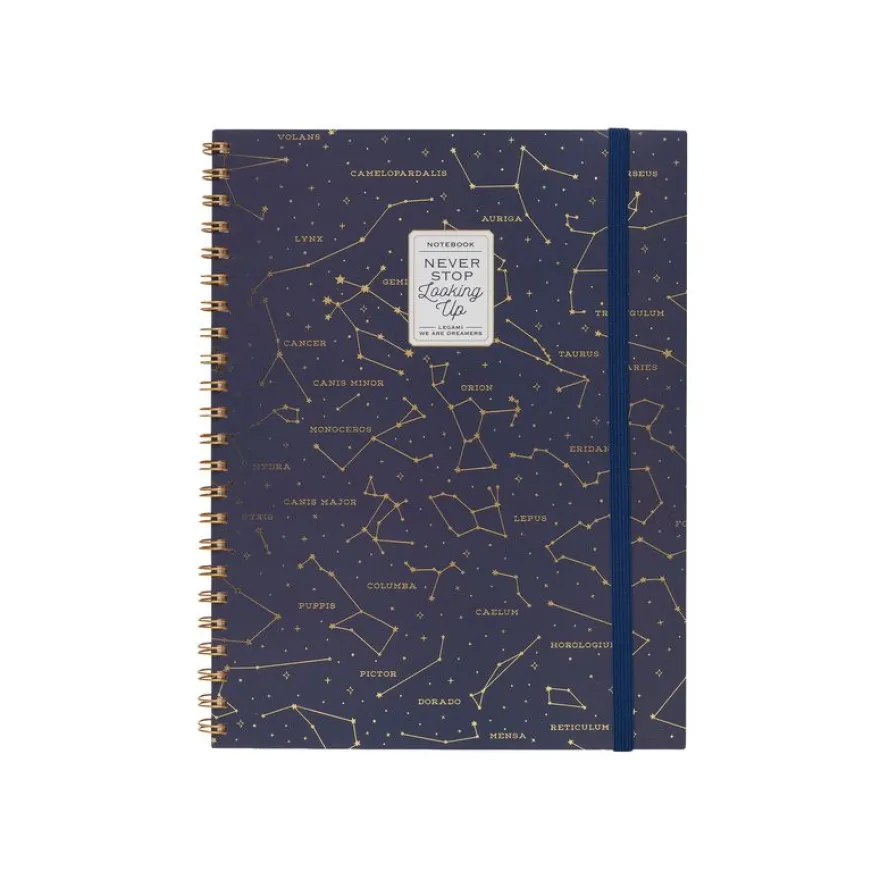 Legami - Cahier spiralé 3-in-1 - motif stars
