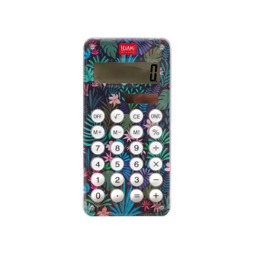 Legami - Calculatrice de poche - modèle flora