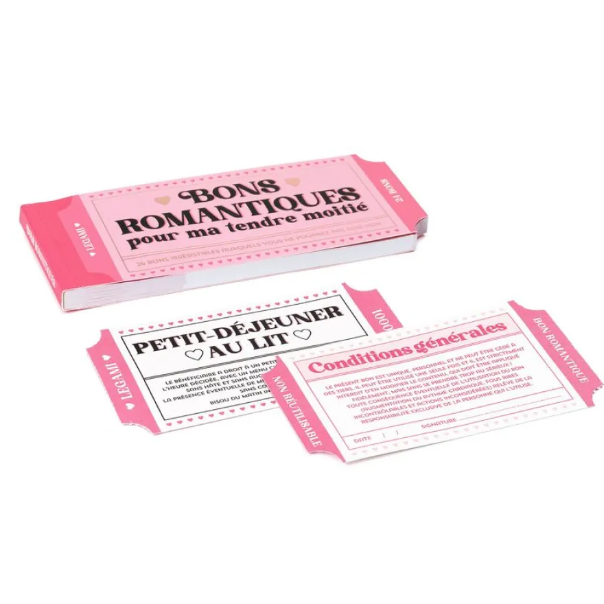 Legami - Carnet de 24 bons romantiques