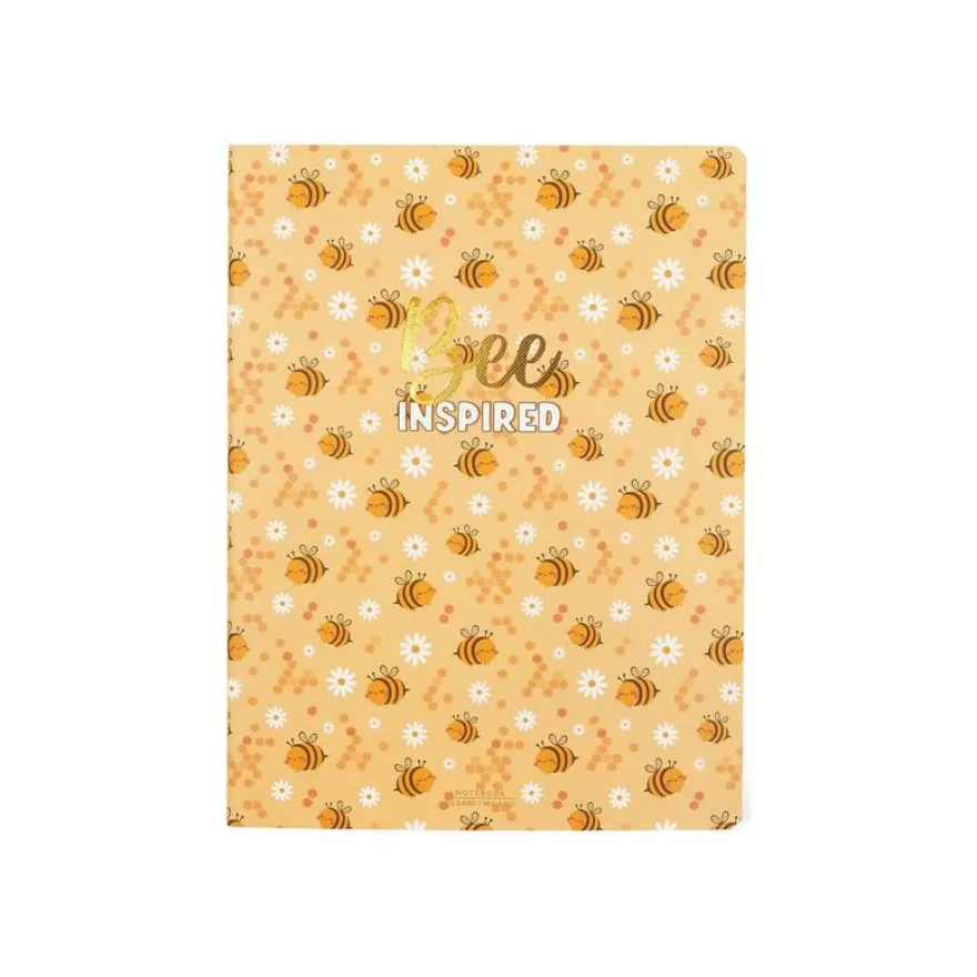 Legami - Carnet de notes 18,5 x 24,8 cm - 100 pages - abeille