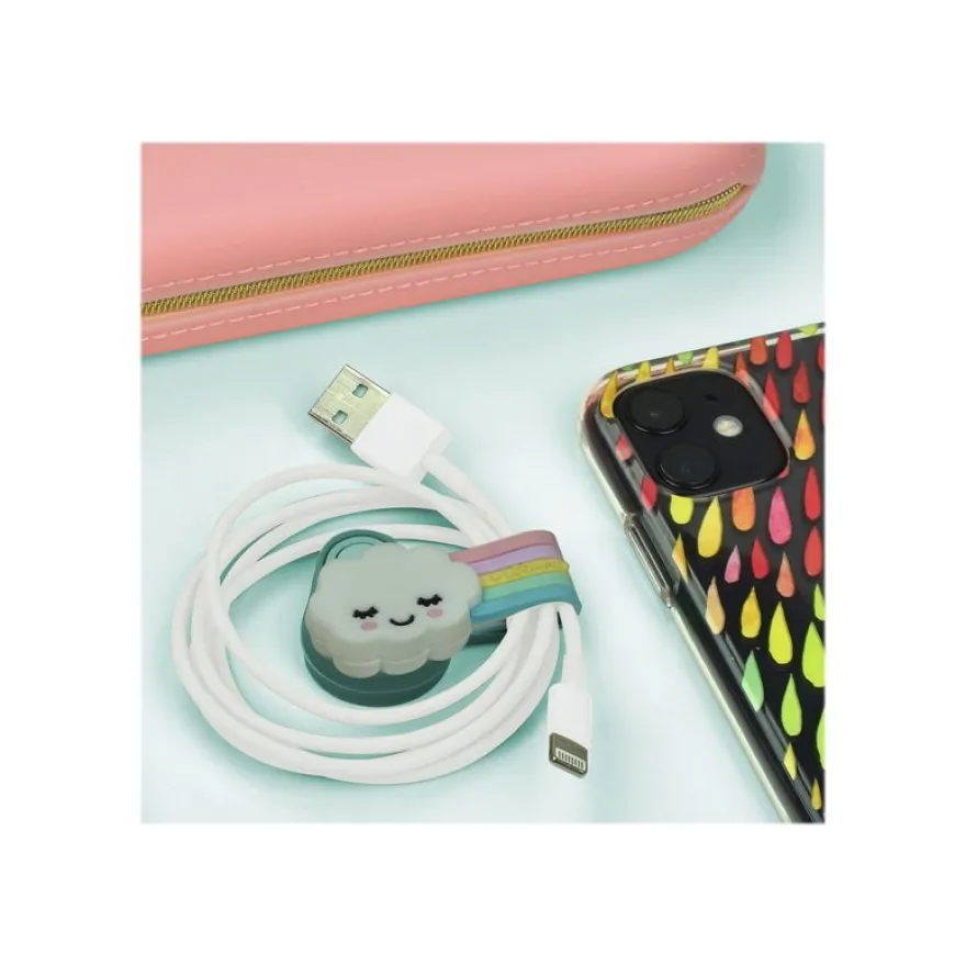 Legami - Clip magnétique pour casque, câbles - motif rainbow