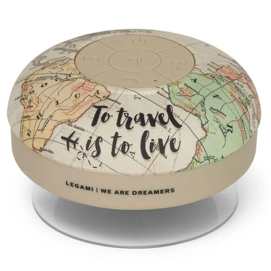 Legami - Enceinte étanche Travel - Bluetooth 10m, mains libres