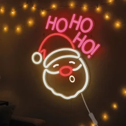 Legami - Enseigne lumineuse LED à effet néon - Santa Claus - Noël