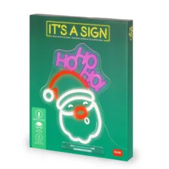 Legami - Enseigne lumineuse LED à effet néon - Santa Claus - Noël