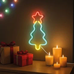 Legami - Enseigne lumineuse LED à effet néon - Xmas tree - Noël