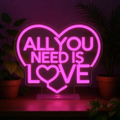 Legami - Enseigne Lumineuse Led A Effet Neon All You Need Is Love