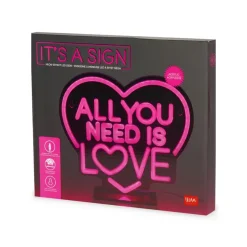 Legami - Enseigne Lumineuse Led A Effet Neon All You Need Is Love